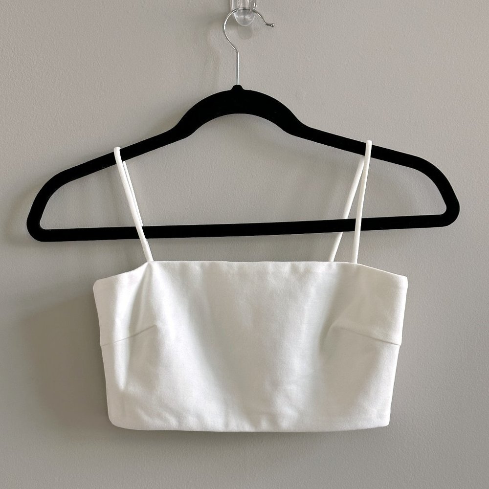 NWT Love Bonito Jaelia Cropped Camisole White XS